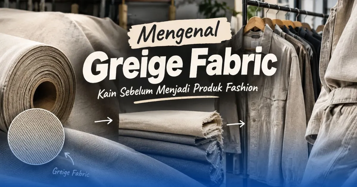 Mengenal Greige Fabric: Kain Sebelum Menjadi Produk Fashion