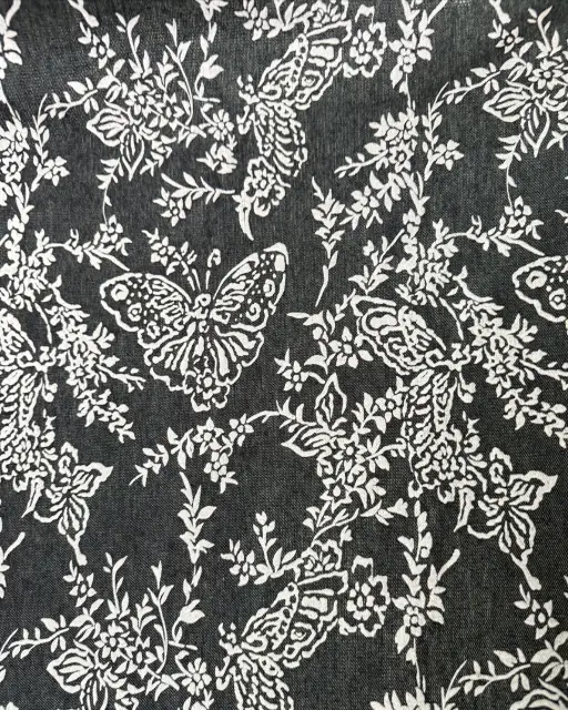 Kain Butterfly Muse, Jeans Print